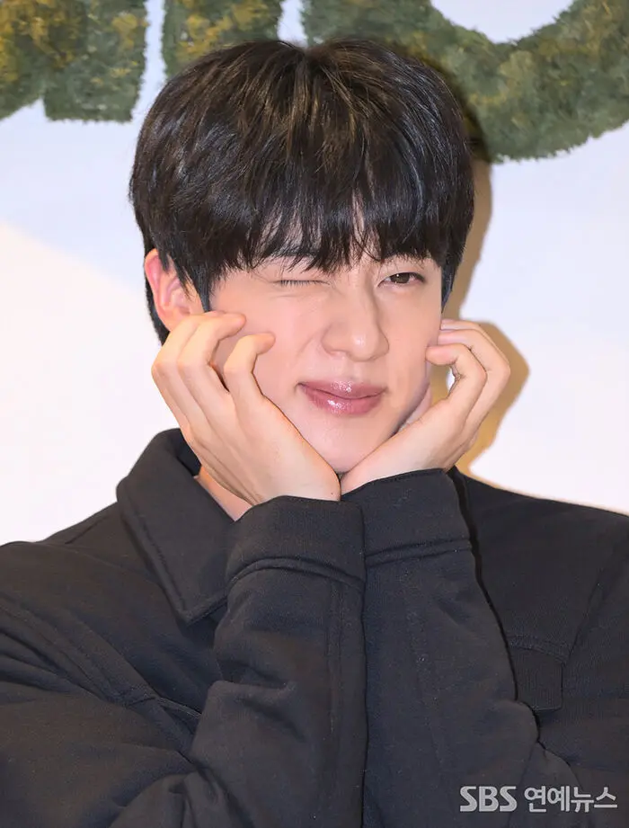 E-Photo] BTS Jin, 'Turning the Photowall into His Realm with Just